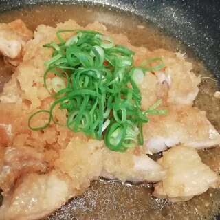 【フライパン】鶏もも肉のみぞれ煮【ご飯に合う】